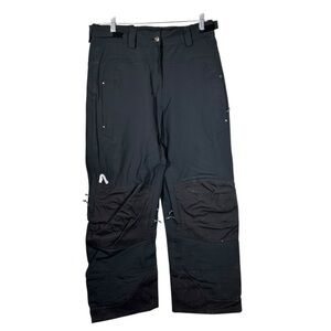 FLYLOW Women's  Large Black Ski Snow Boarding Pants Zipper Pockets